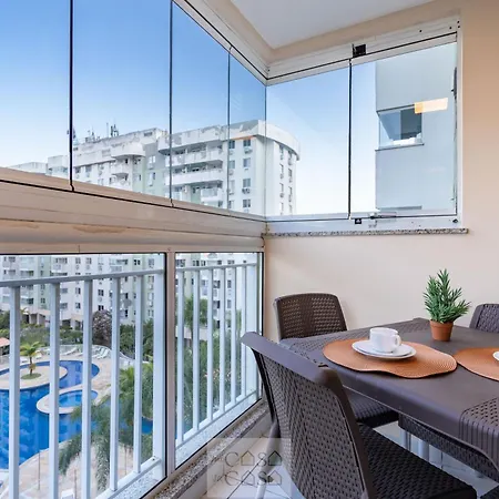 2 QUARTOS a 200m RIOCENTRO em CONDOMINIO com PISCINA, Estacionamento e Portaria 24h - Area de LAZER tambem para CRIANCAS - Wi-Fi 120mbps e Cozinha Completa-3
