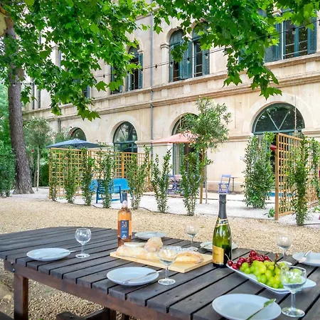 5 Family Apartments with Pool&Large Garden in Historic Pézenas Convent-2