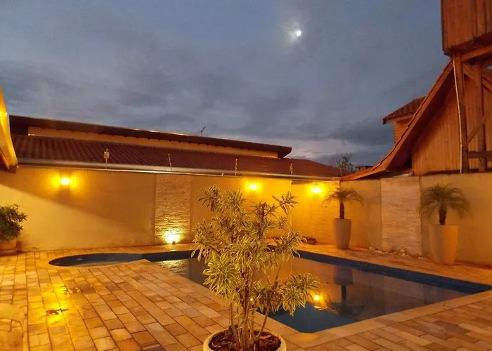 Cantinho Rústico Brotas SP + Piscina Privativa + Ar Condicionado