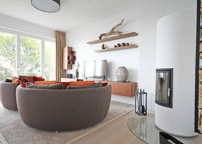 Ostseeresidenz Sassnitz - WG 18 mit Kamin, Sauna, Terrasse, Meerblick