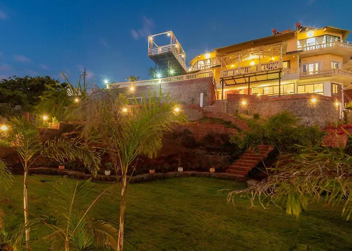 Stayvista's Serenity Hills: Luxe Retreat with Valley Views and Pool