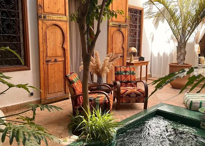 Riad privé Sadaka Bassin Rooftop