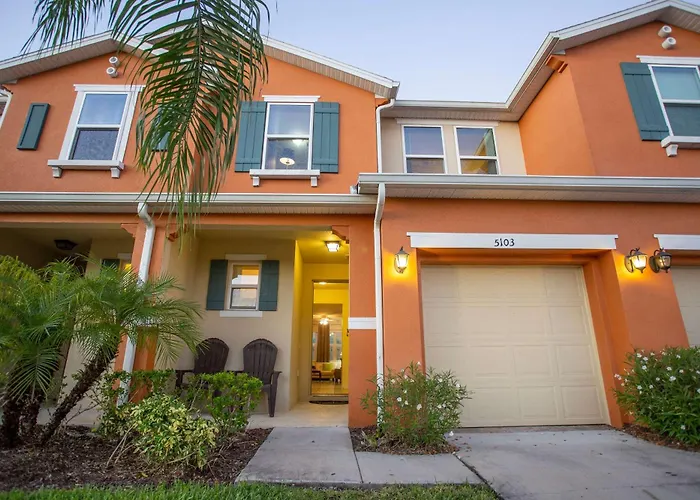 Family Friendly 4 Bedrooms With Gameroom Close To Disney In Compass Bay 5103